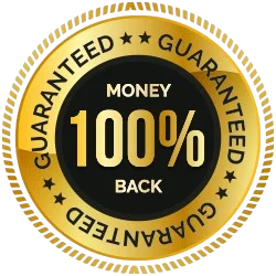 180-Day Money Back Guarantee Seal
